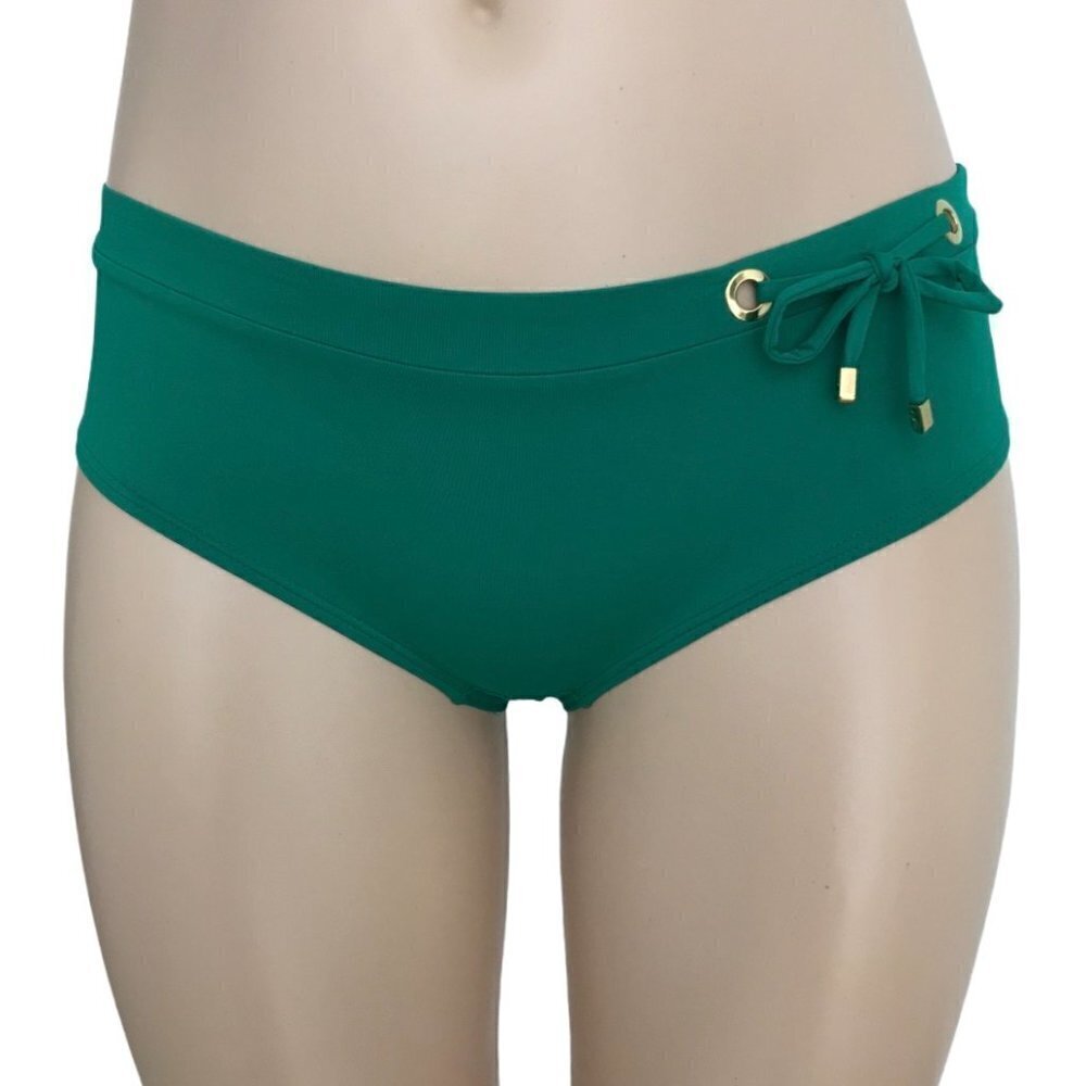 Huit Mid Rise Brief Bikini Swim Bottom Sz M